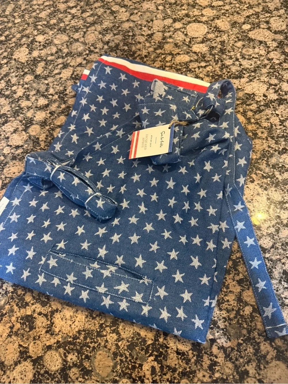 Sur La Table NWT July 4th Stars & Stripes Apron
